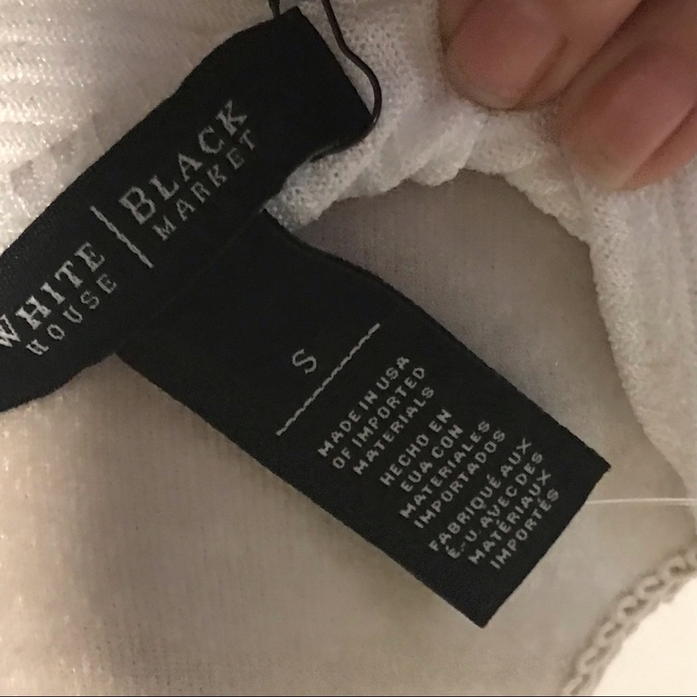 WHBM Ribbed Sleeveless Top - Picture 8 of 8